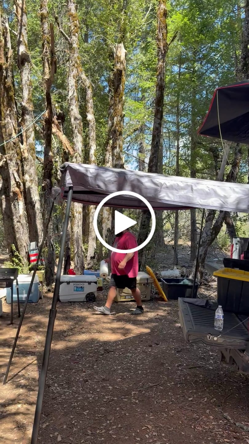 Customer video review of OPENROAD 270 Free Standing Awning for Camping-Trail Series