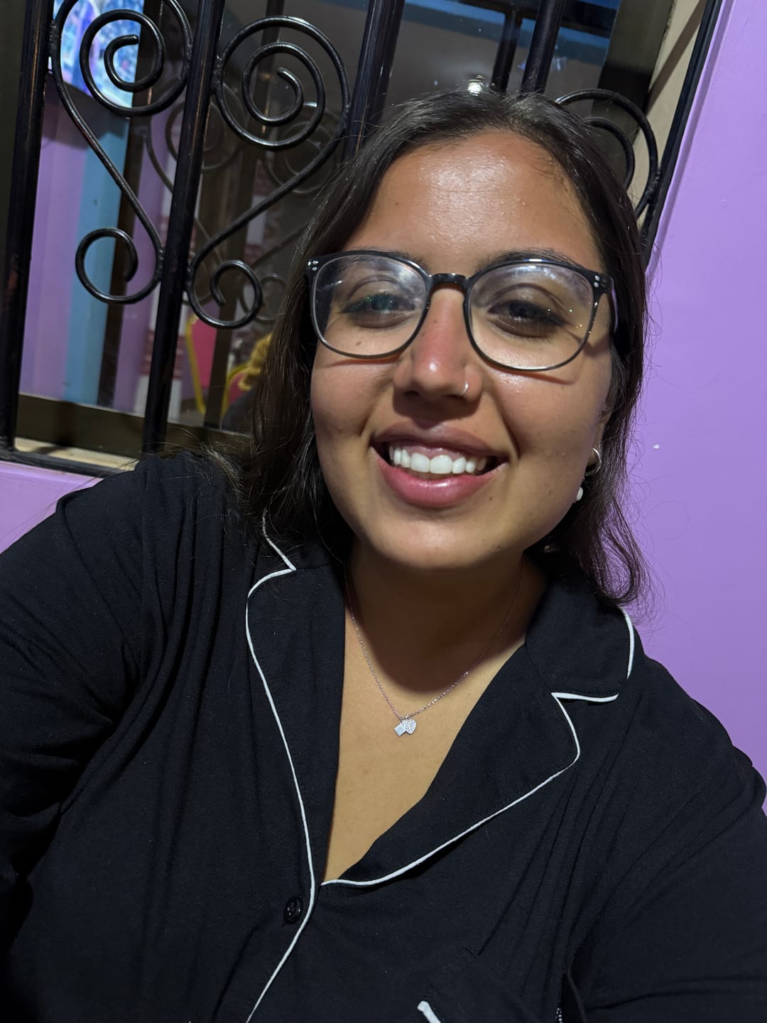 Customer photo review of Heart Charm Necklace