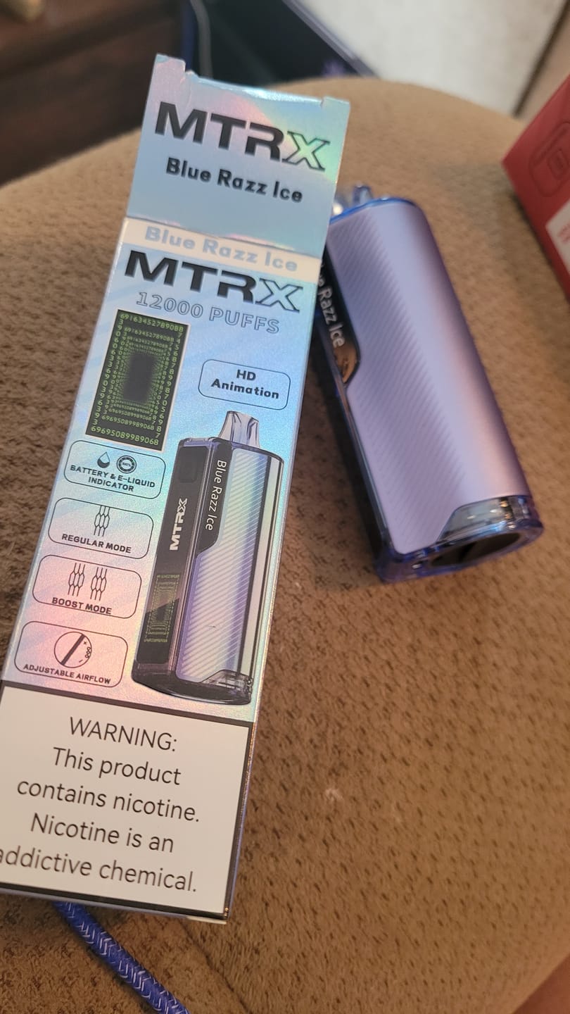 Customer photo review of Blue Razz Ice - MTRX 12000