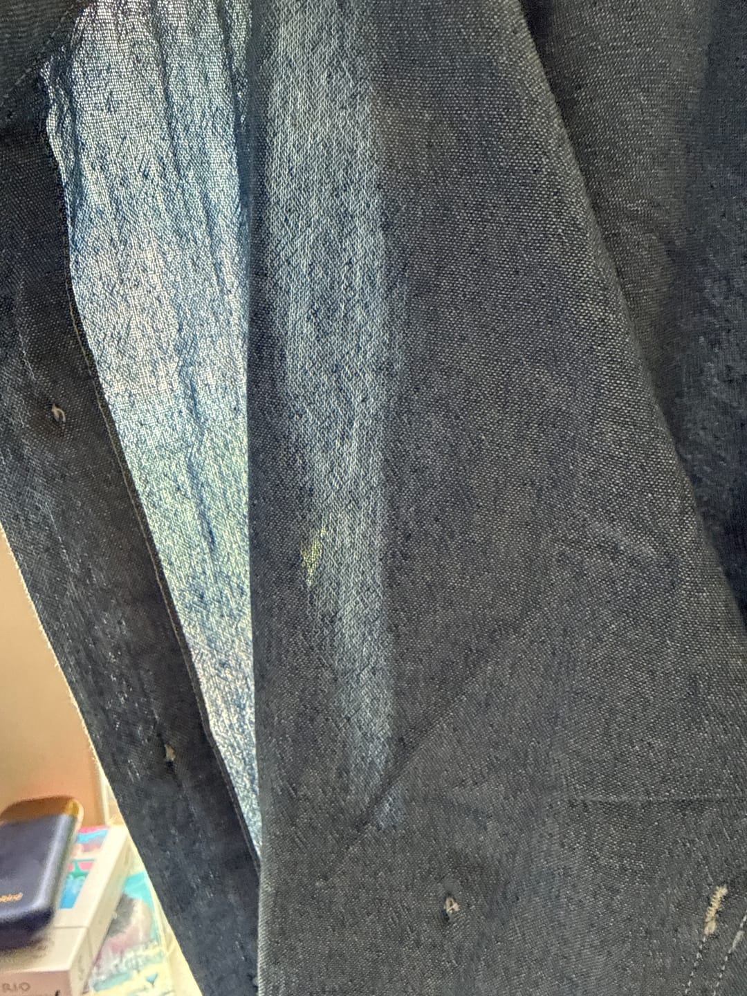 Customer photo review of Blue Chambray Work Shirt