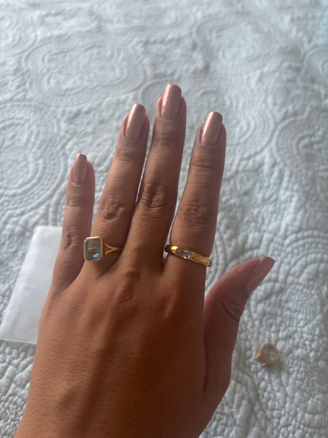 Customer photo review of Treasure Birthstone Ring (Bundle)