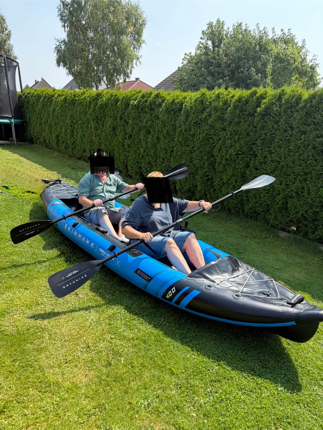 Customer photo review of SKINHAWK 2ER PRESTIGE KAJAK 400 CM BLAU