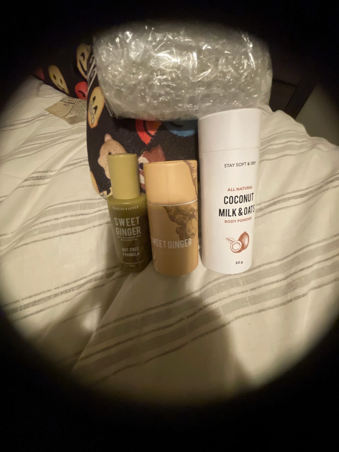 Customer photo review of [Nut-Free] Sweet Ginger Dry Oil for Sensitive Skin