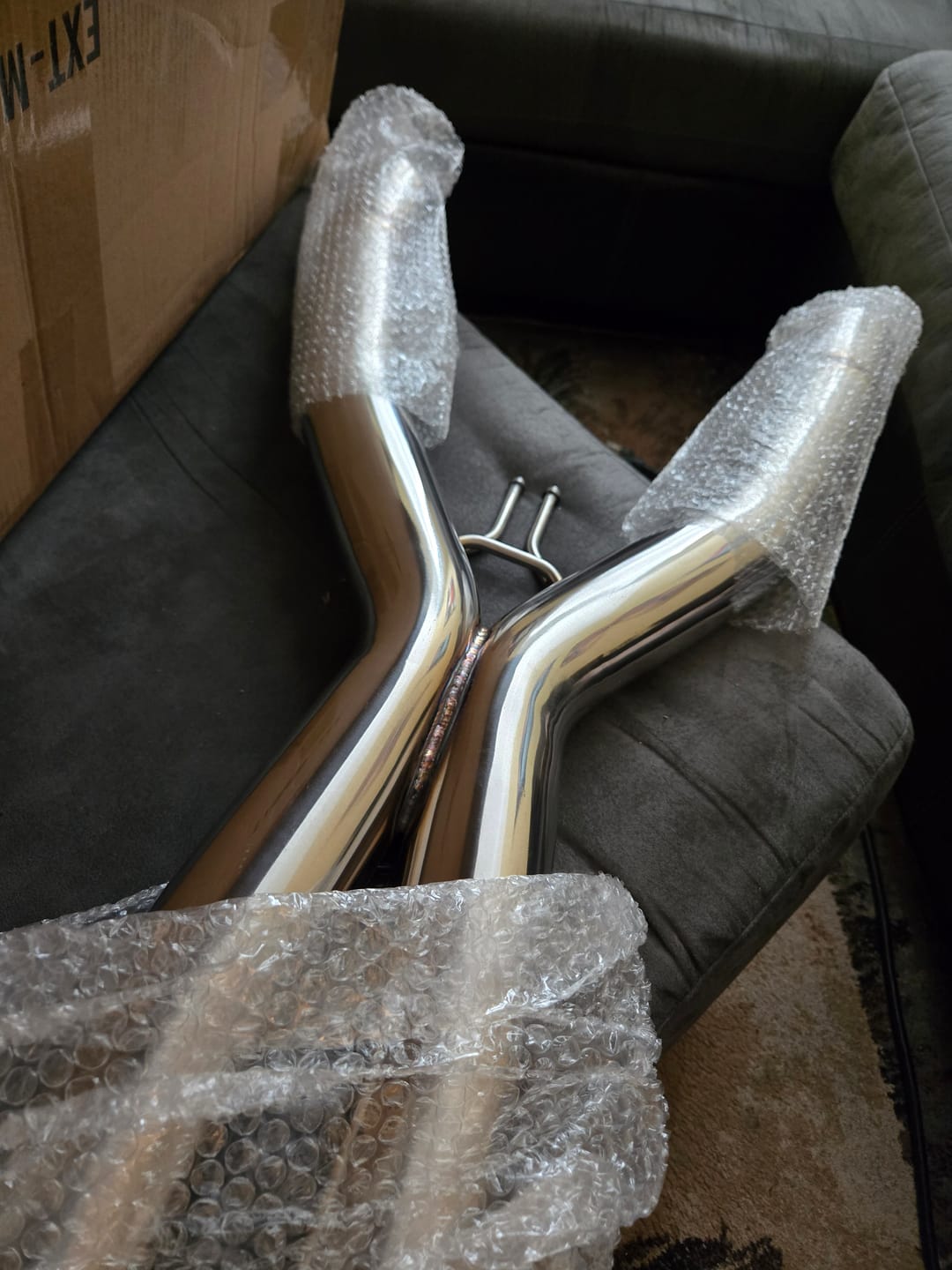 Customer photo review of Corvette C7 3" 6.2L V8 3" Connection Performance X-Pipe