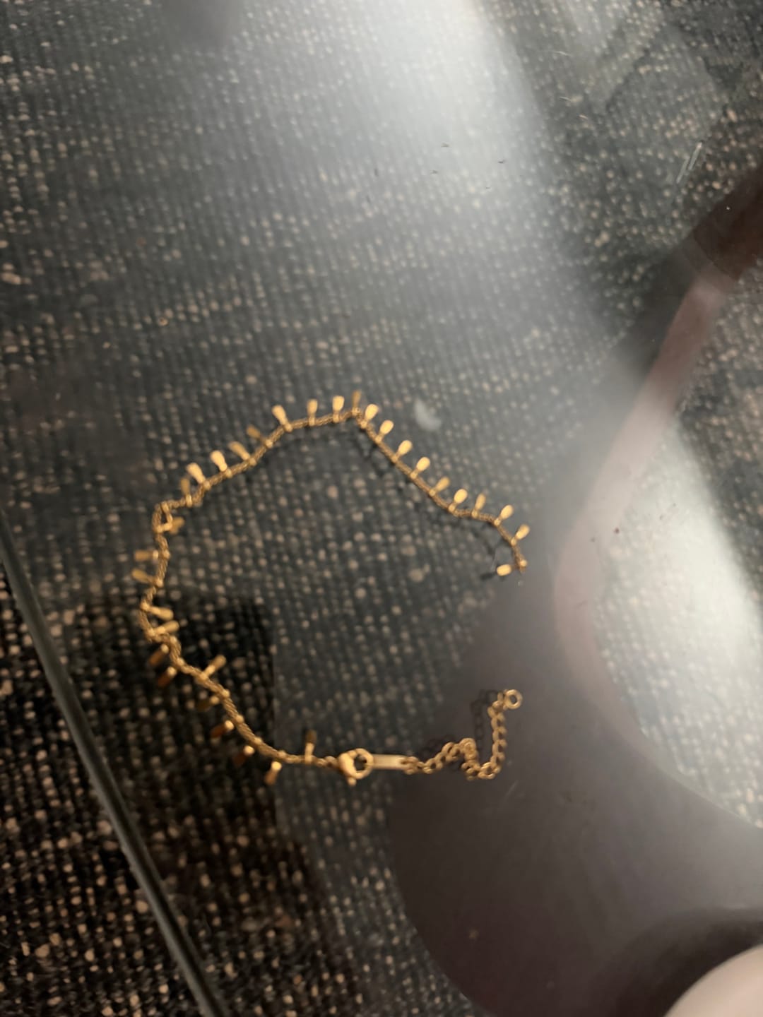Customer photo review of Capri Fringe Anklet