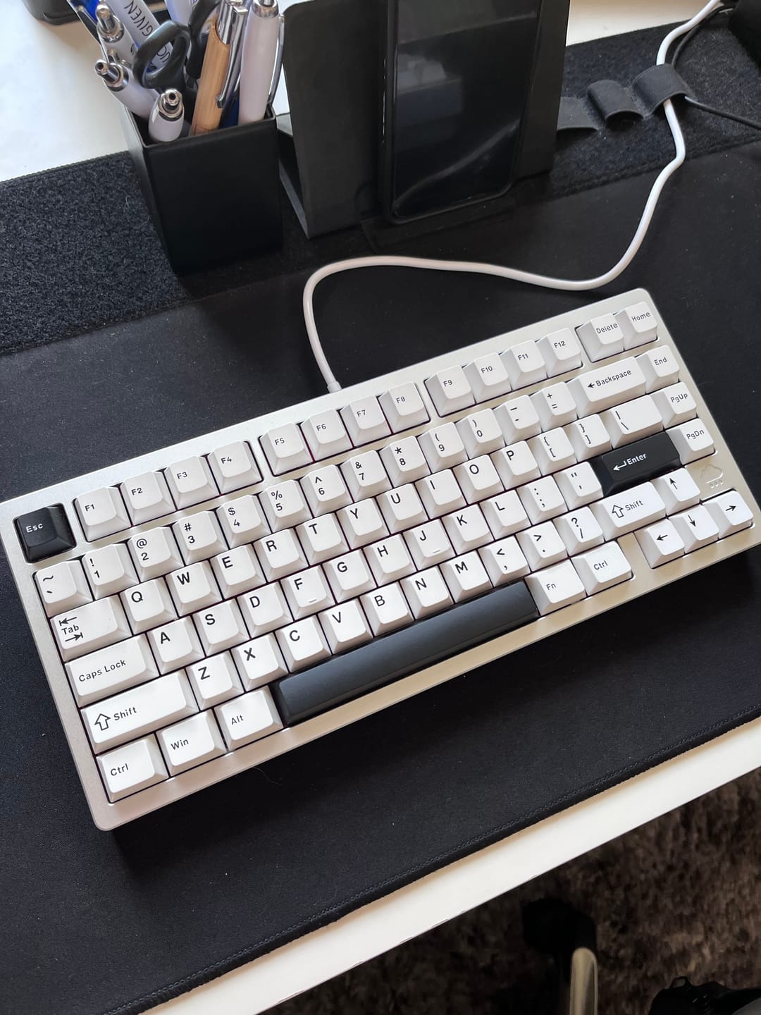 Customer photo review of WOBKEY - Rainy75 - 75% Aluminum Mechanical Keyboard
