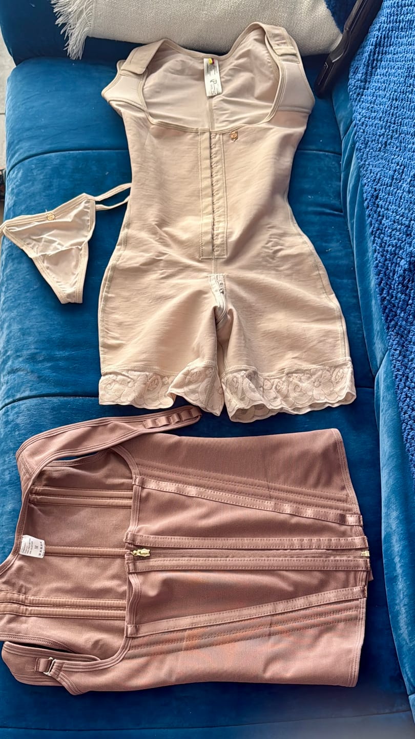 Customer photo review of FAJA CHALECO RELOJ DE ARENA COCOA POSTQUIRURGICA EFECTO CINTURA DE AVISPA DOBLE COMPRESION