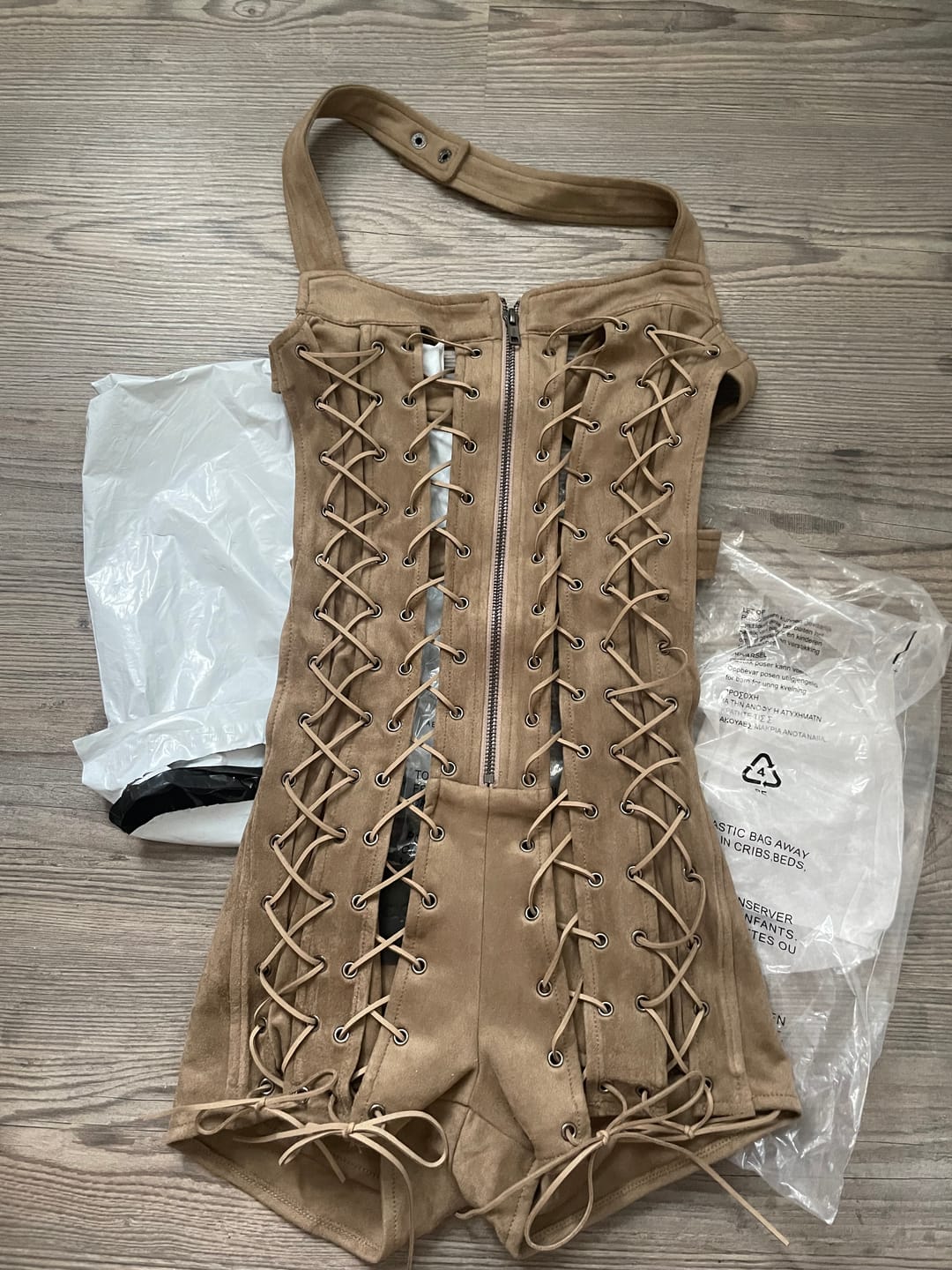 Customer photo review of Vice Body (Tan Suede)