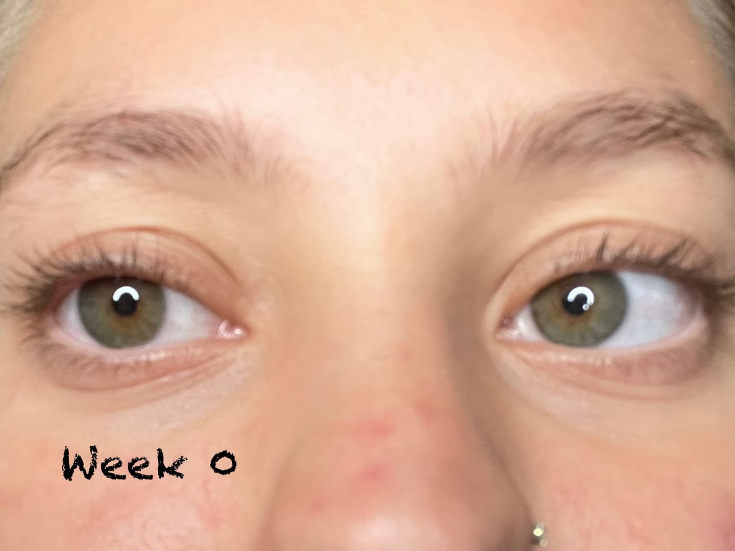 Customer photo review of LASH GROWTH SERUM