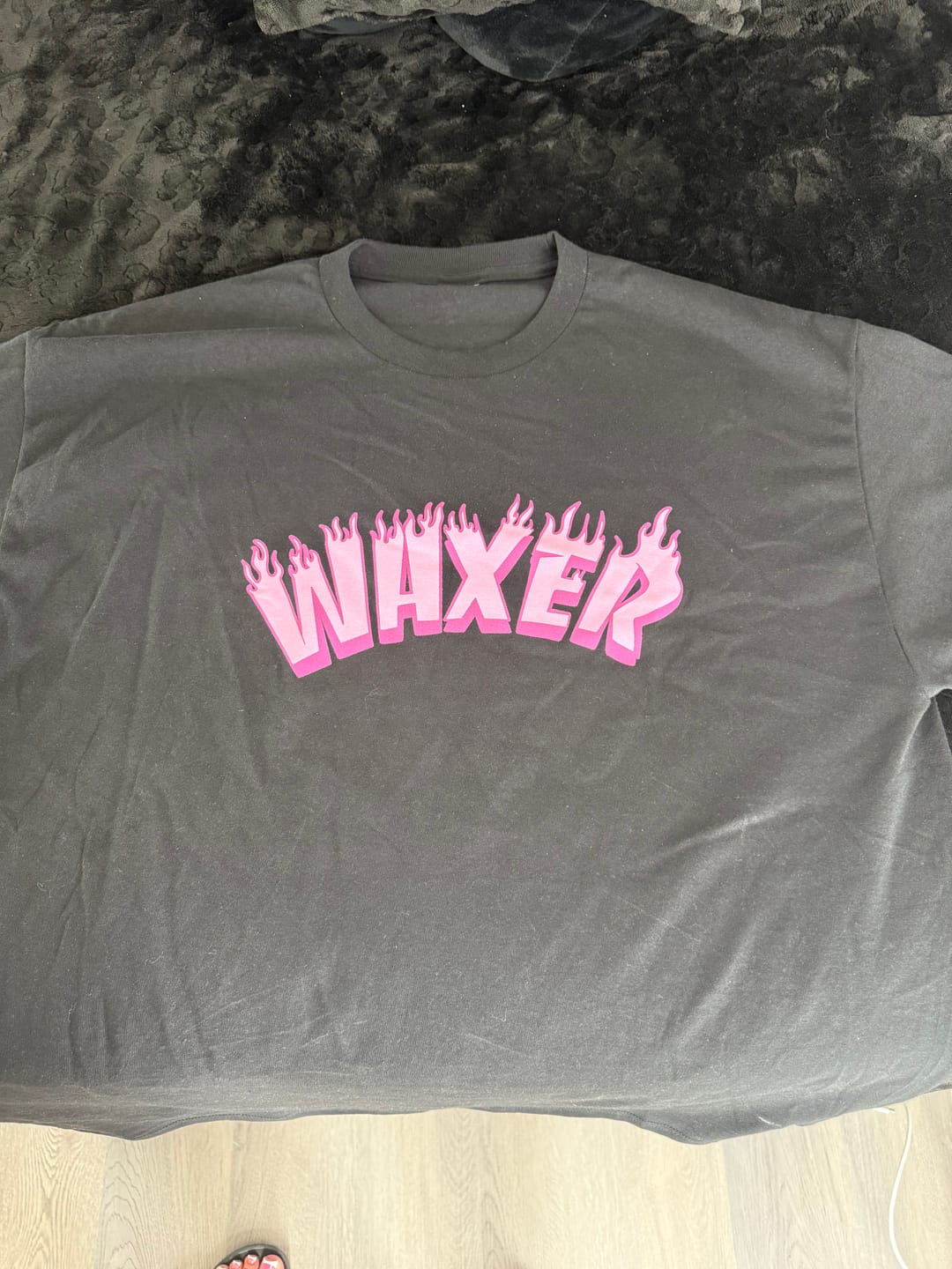 Customer photo review of Waxer T-Shirt
