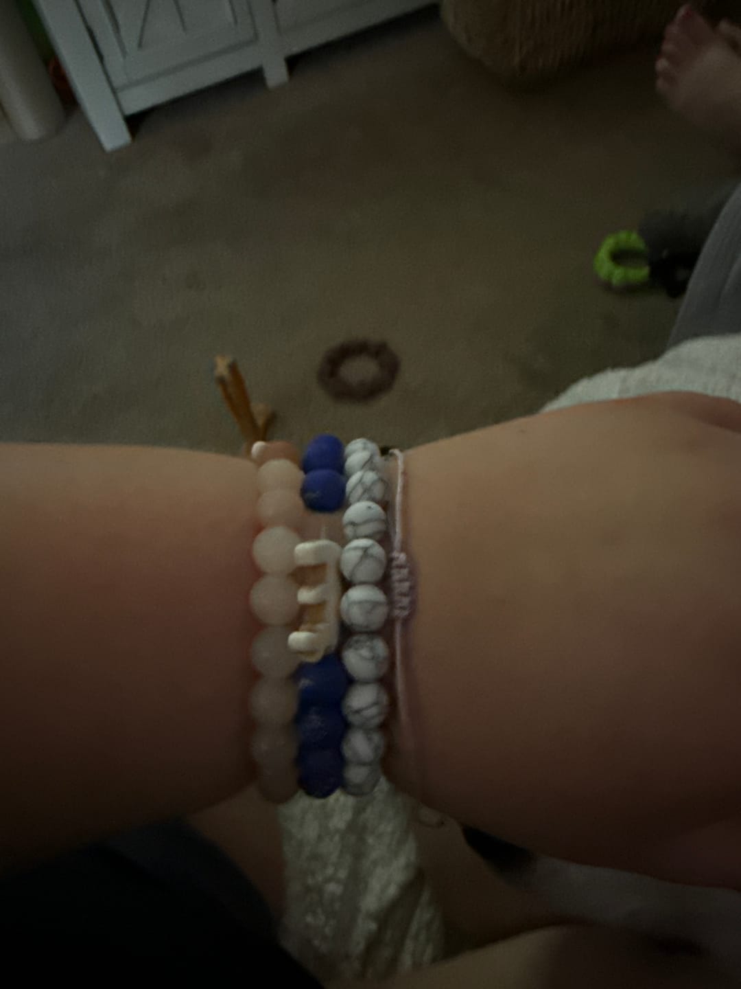 Customer photo review of The Shark Week Bracelet