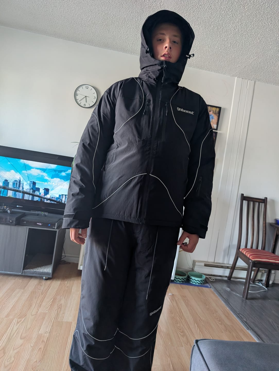 Customer photo review of OneSerie Jacket V2 – Black Reflective