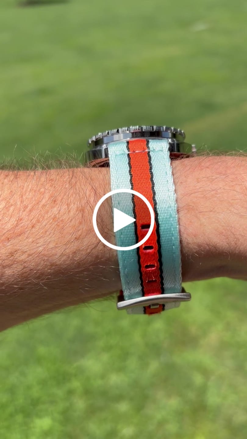 Customer video review of Alpha2 - Racing Stripe - Blue Orange Black