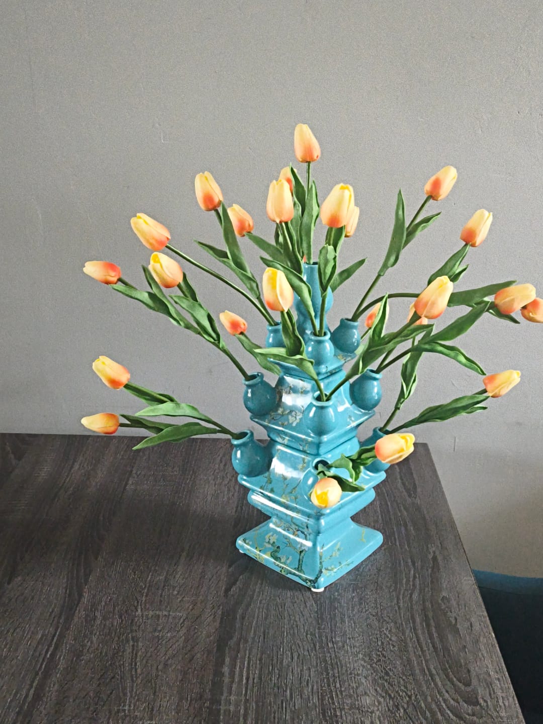 Customer photo review of Tulpen Boeket - Peach (25 stengels)
