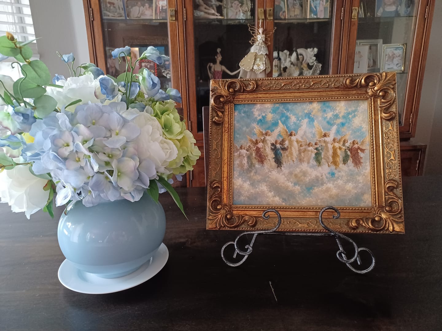 Customer photo review of Heavenly Choir of Angels Canvas Print, Christian Home Decor