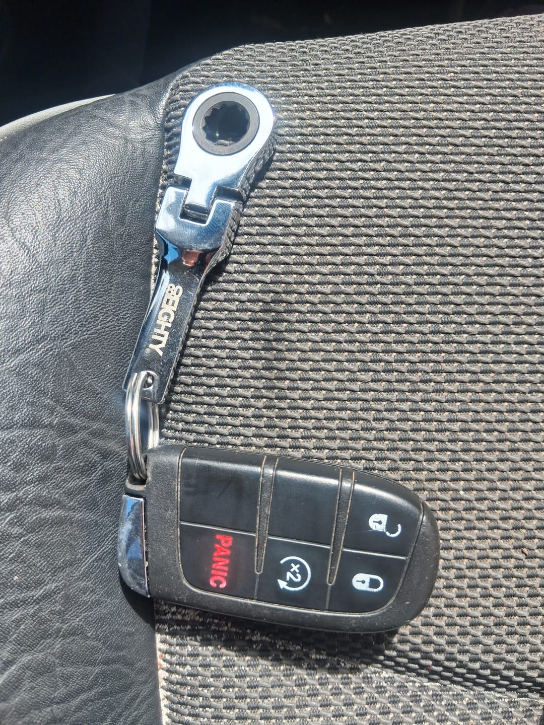 Customer photo review of 80Eighty® 10mm Wrench Keychain
