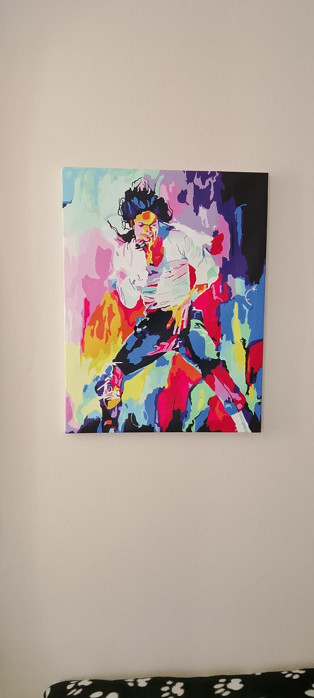 Customer photo review of Michael Jackson en Couleur