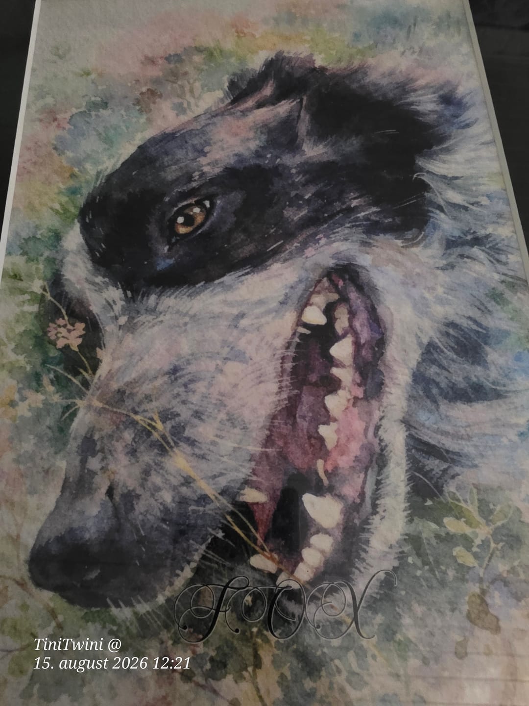 Customer photo review of Personalised Poster - Watercolour
