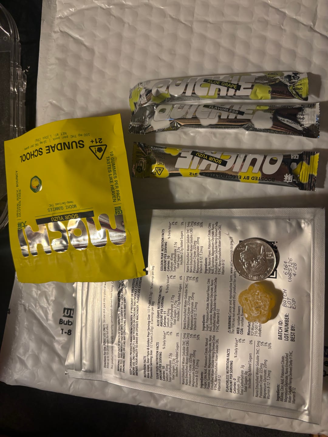 Customer photo review of Quickies Variety Pack