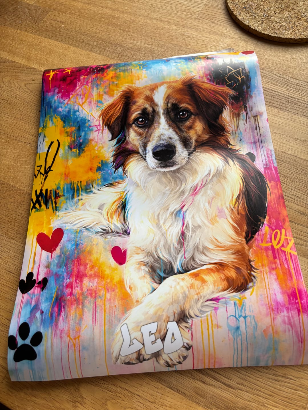 Customer photo review of Personalised Poster - Graffiti