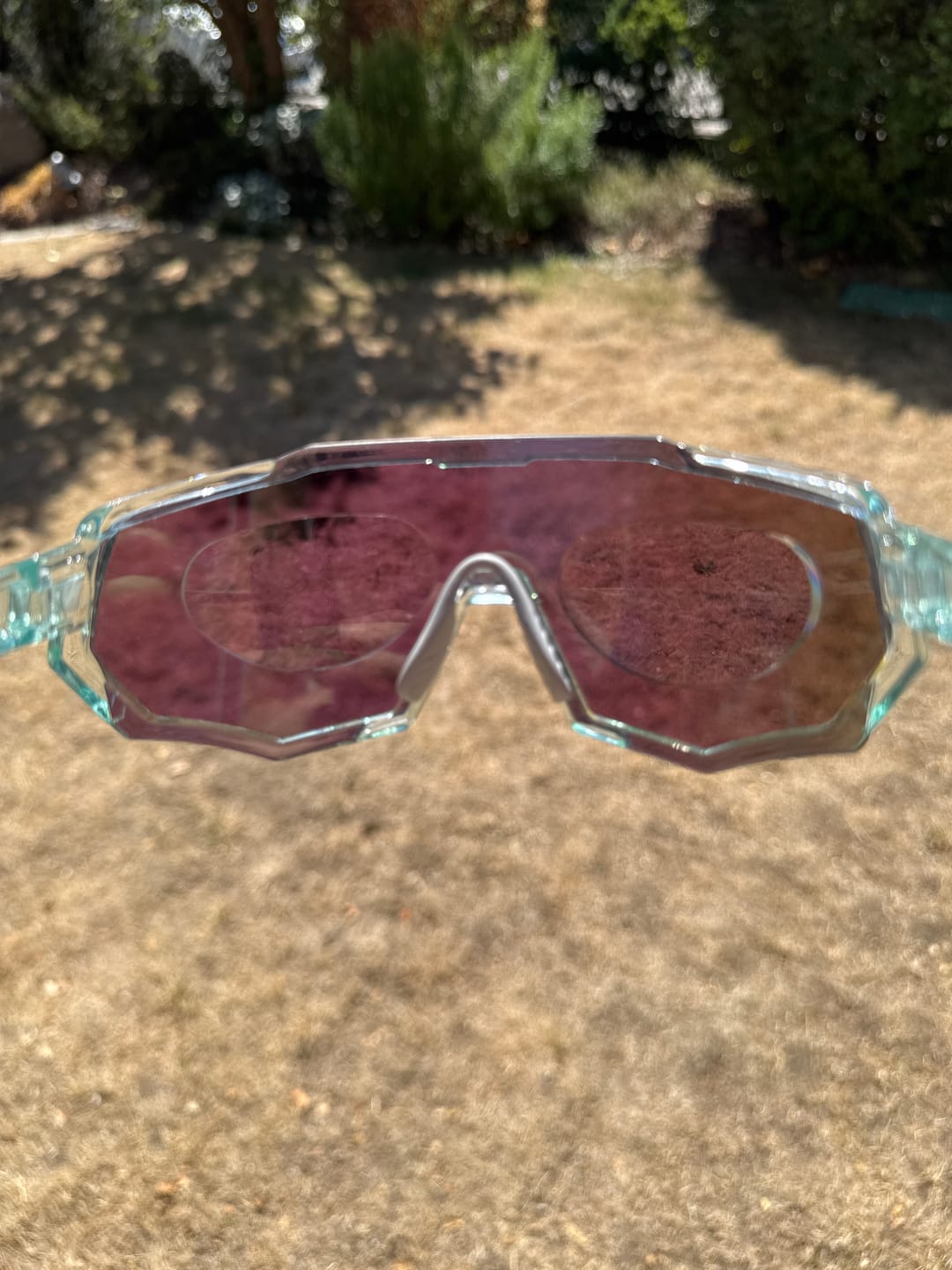Customer photo review of Stick On Lenses (2-pack)