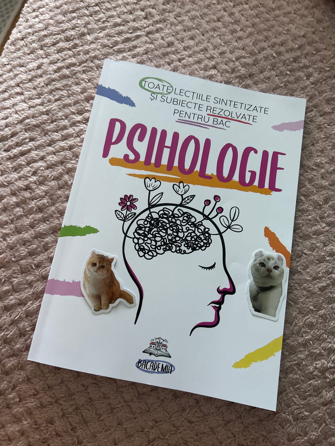 Customer photo review of Carte Psihologie Bacalaureat Bacademia