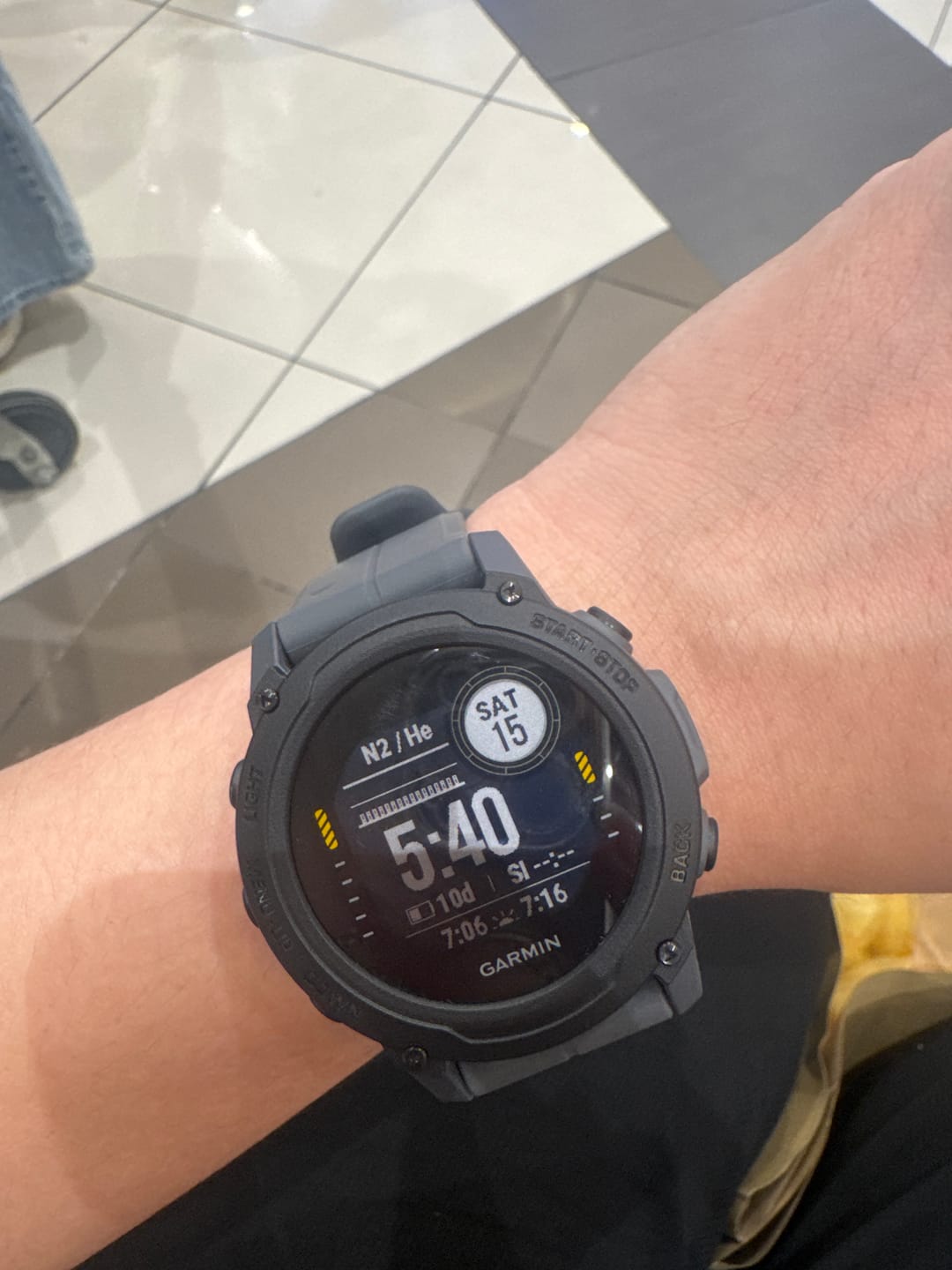 Customer photo review of Descent G1 Dive Computer (45mm)