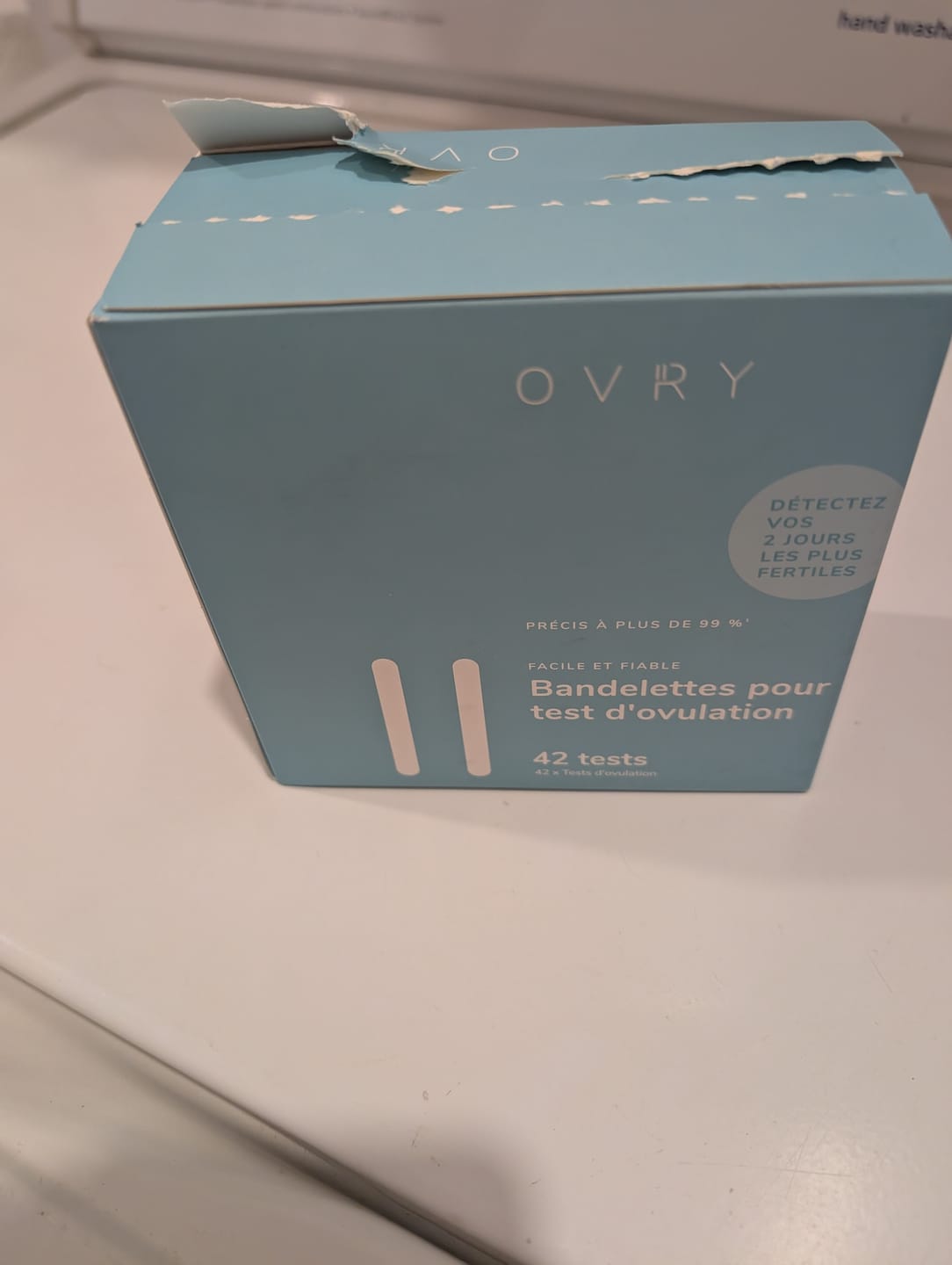Customer photo review of Ovulation Test Strips