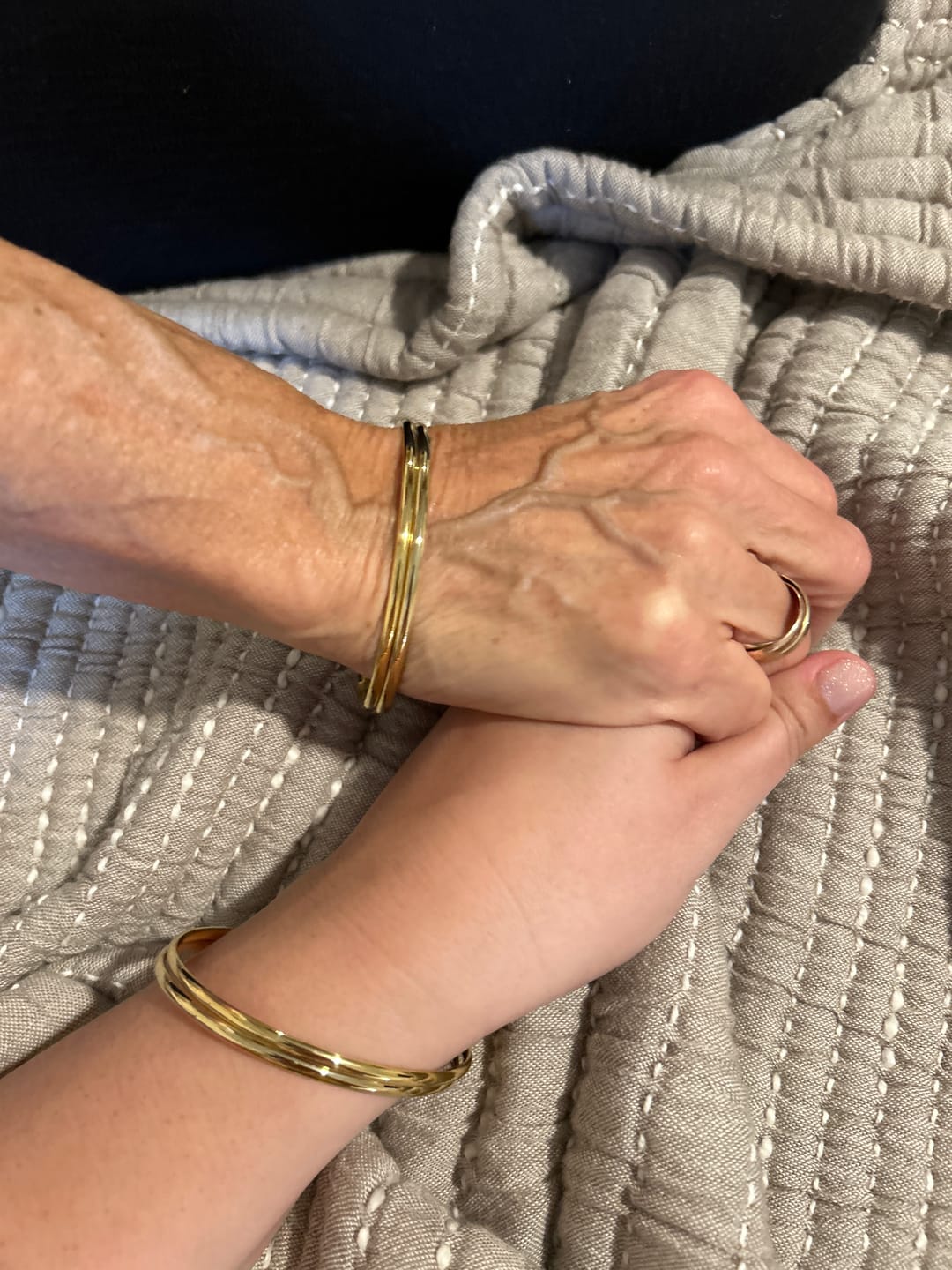 Customer photo review of Classic Gold Bangle