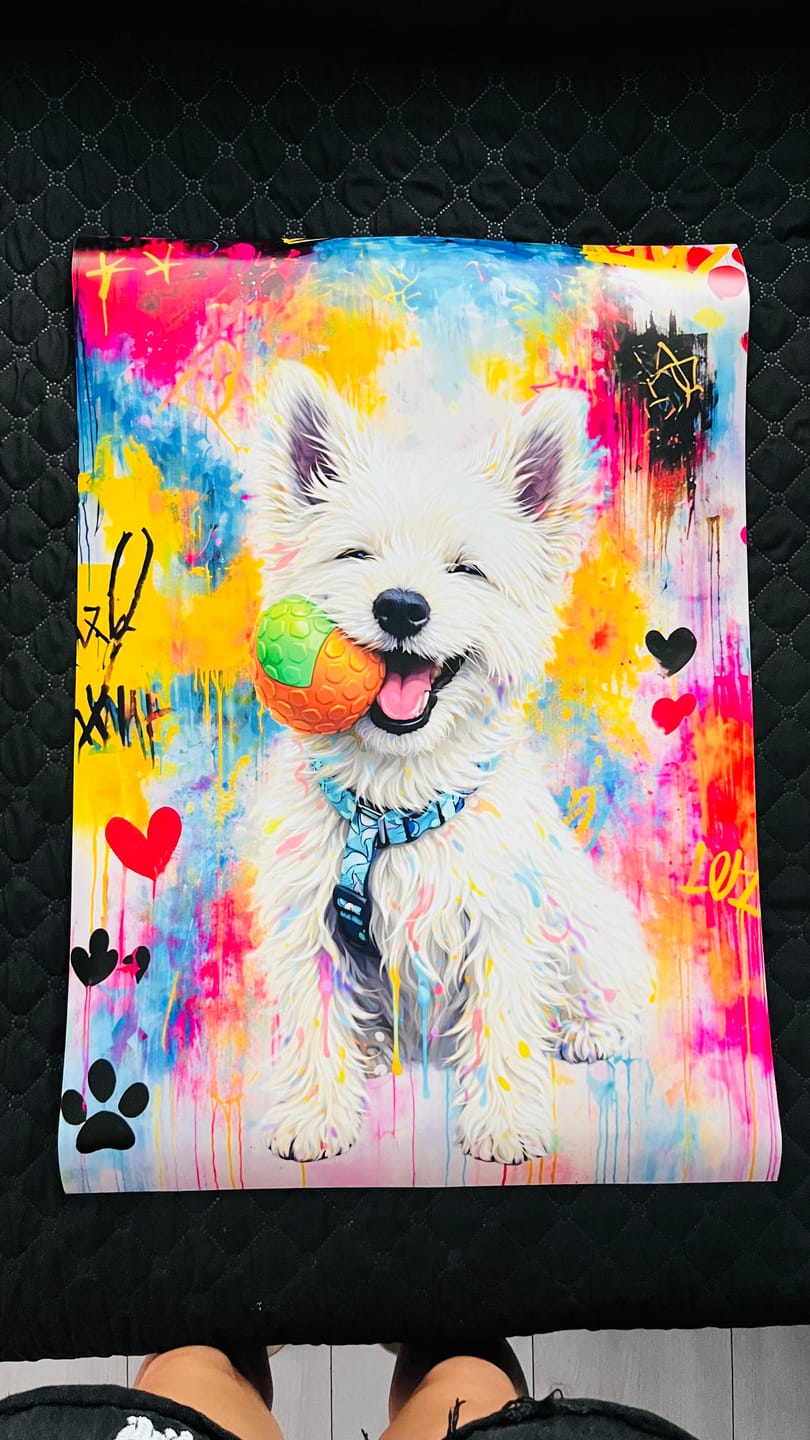 Customer photo review of Personalised Poster - Graffiti