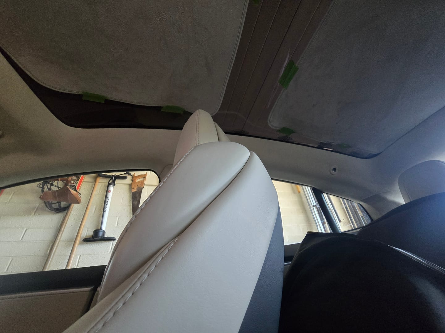 Customer photo review of EVAAM® LRC Nano Adsorption Glass Roof Sunshade for Tesla Model S (2014-2026)