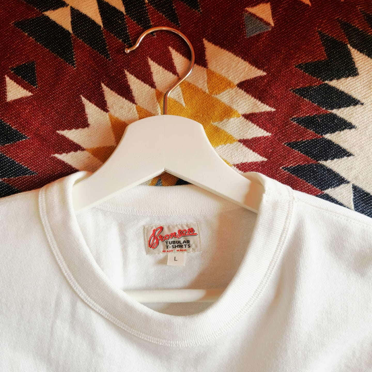 Customer photo review of Loopwheel Tubular Athletic T-Shirt - White