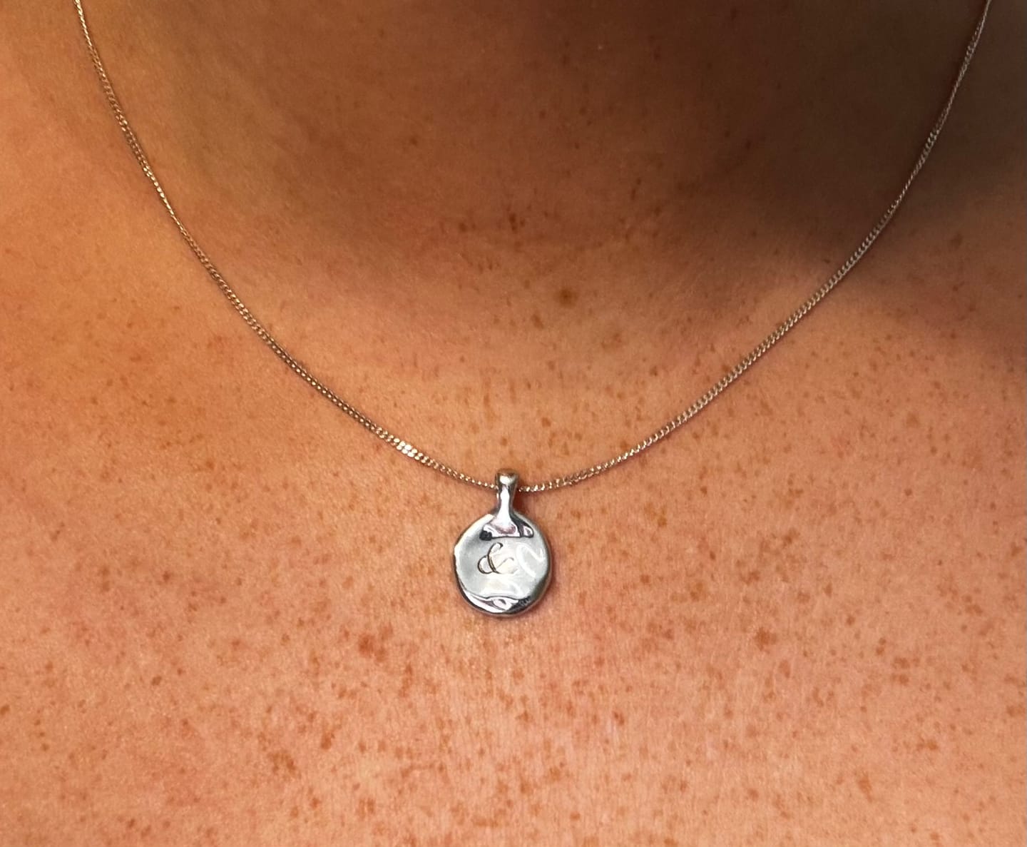 Customer photo review of Personalised Necklace