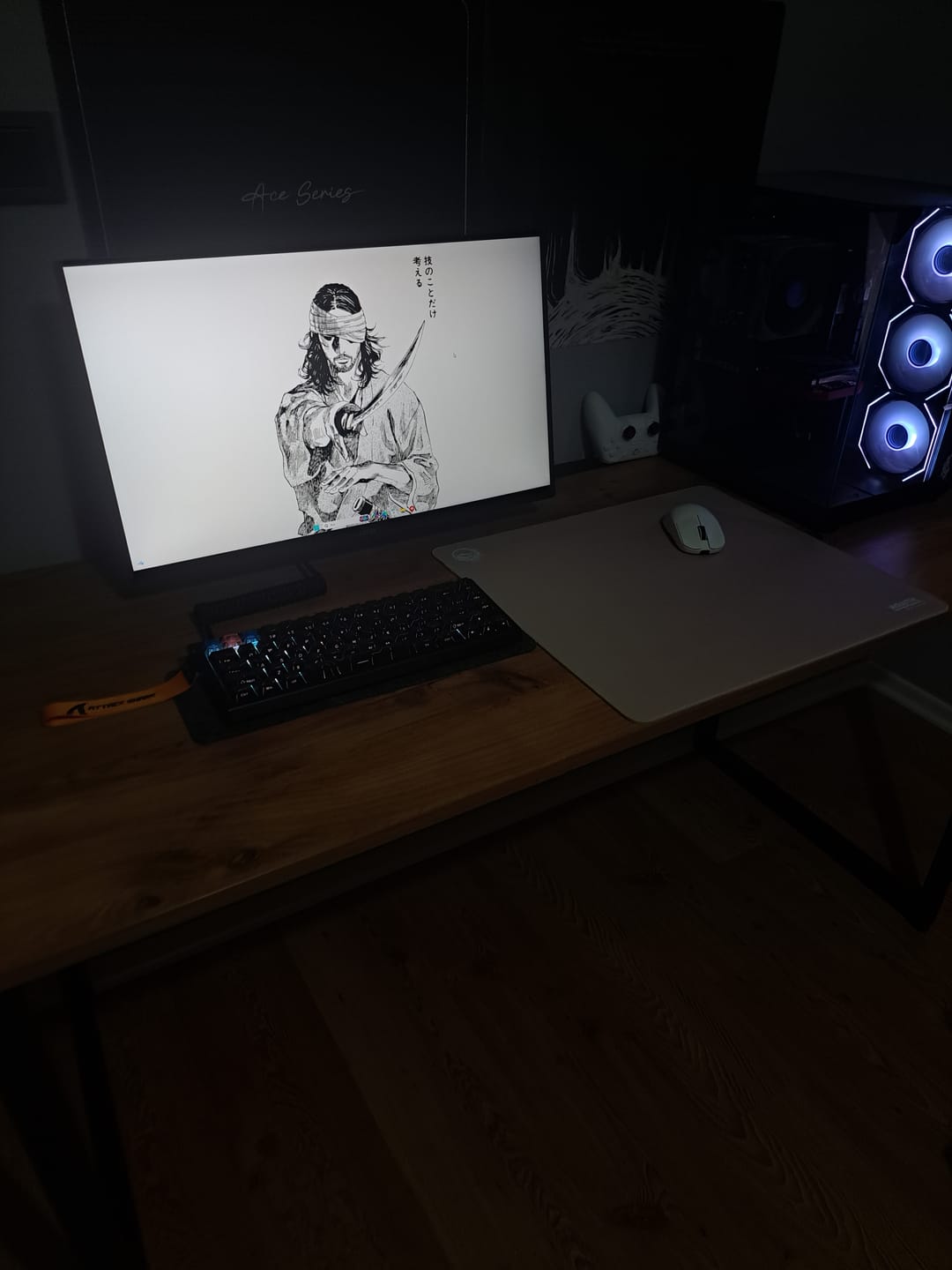 Customer photo review of Wraith Ace Series Poron Mousepad