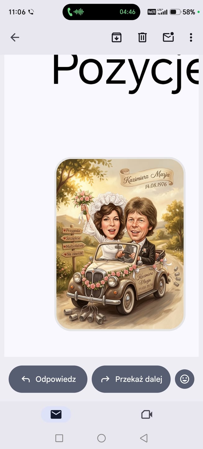 Customer photo review of Para Młoda #1 - Karykatura ze zdjęcia