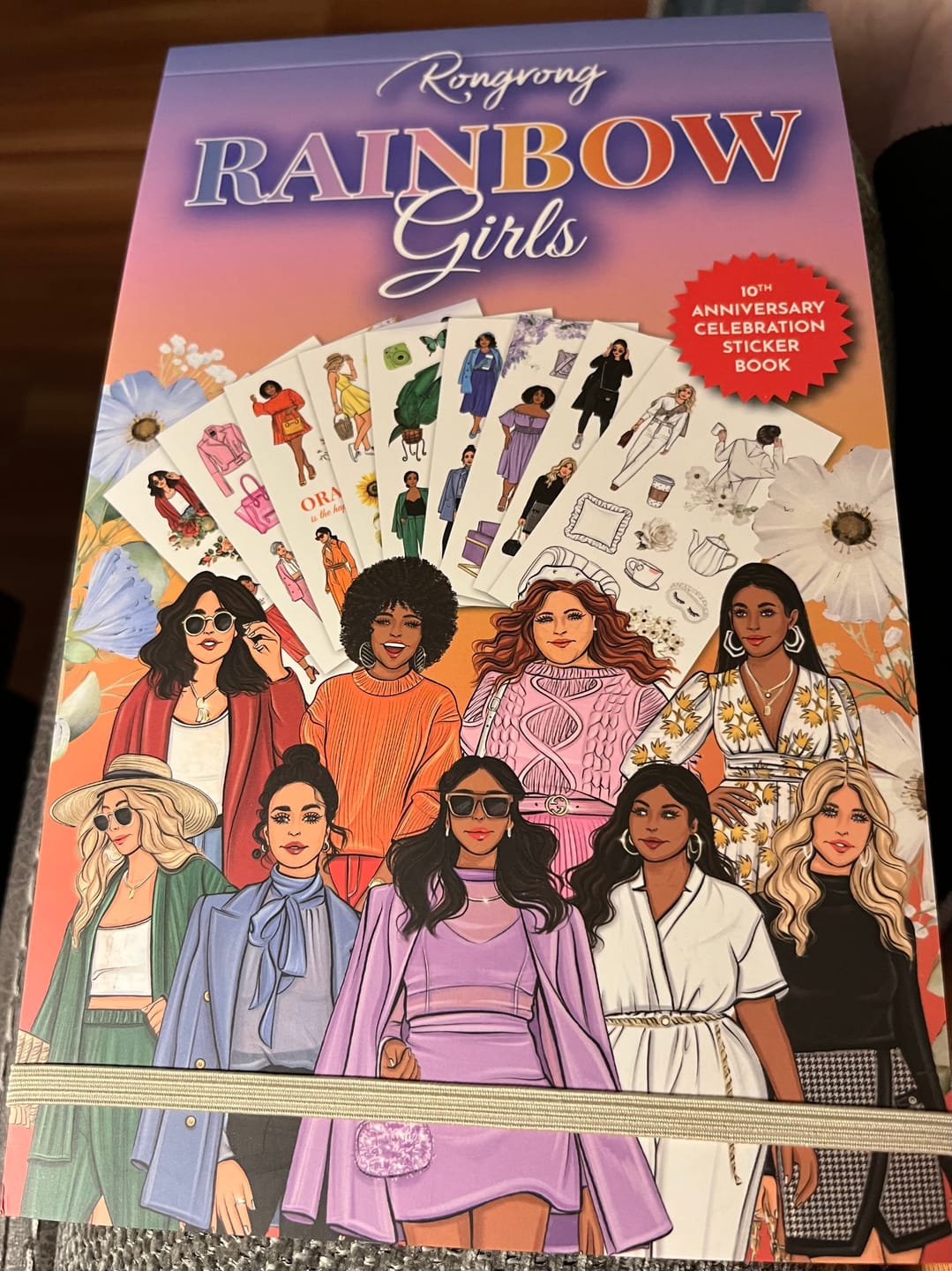 Customer photo review of Rainbow Girls Sticker Book -  Special Edition