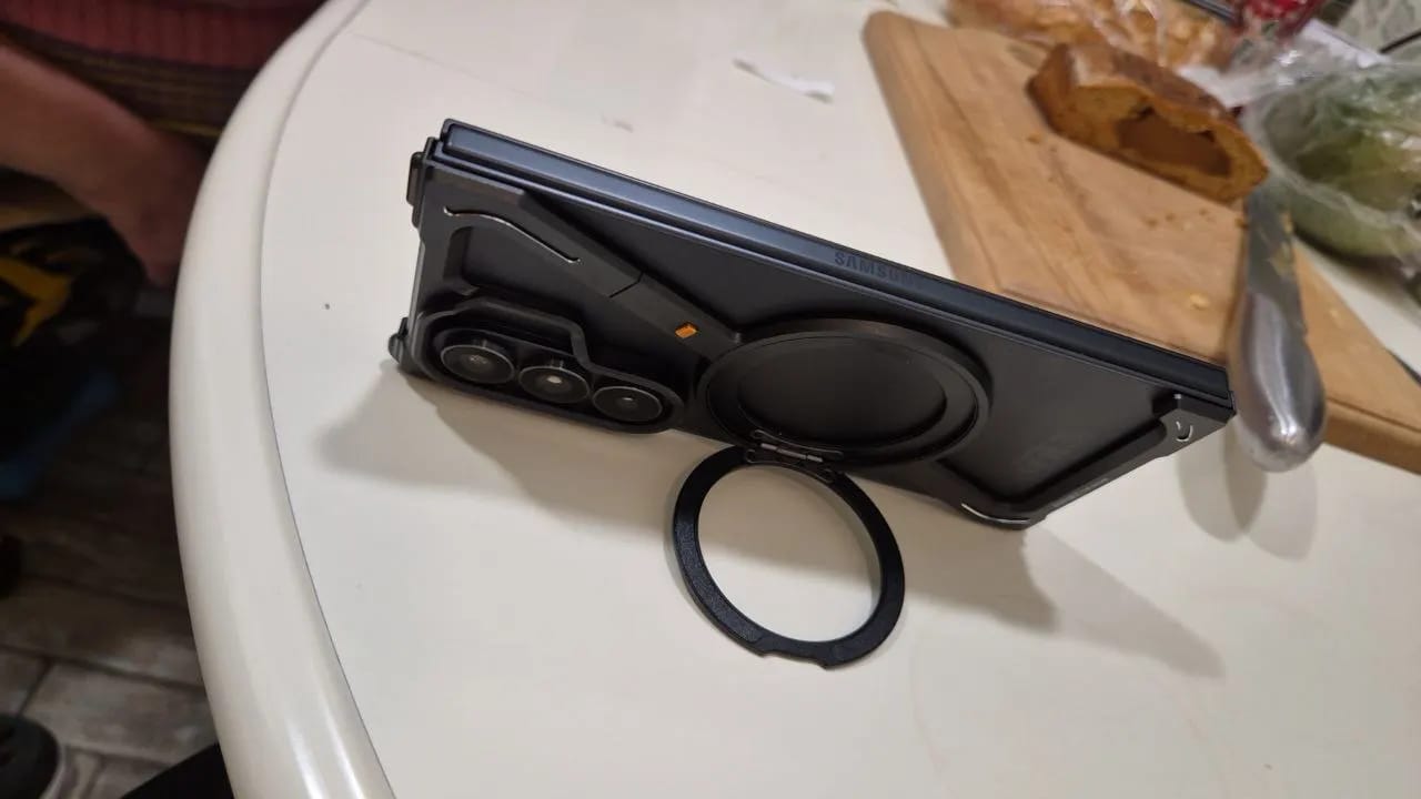 Customer photo review of Titanium Frameless Case for Z Fold & Ultra Series