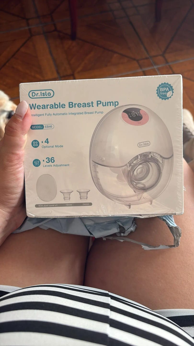 Customer photo review of MAMIJOY Wearable Electric Breast Pump