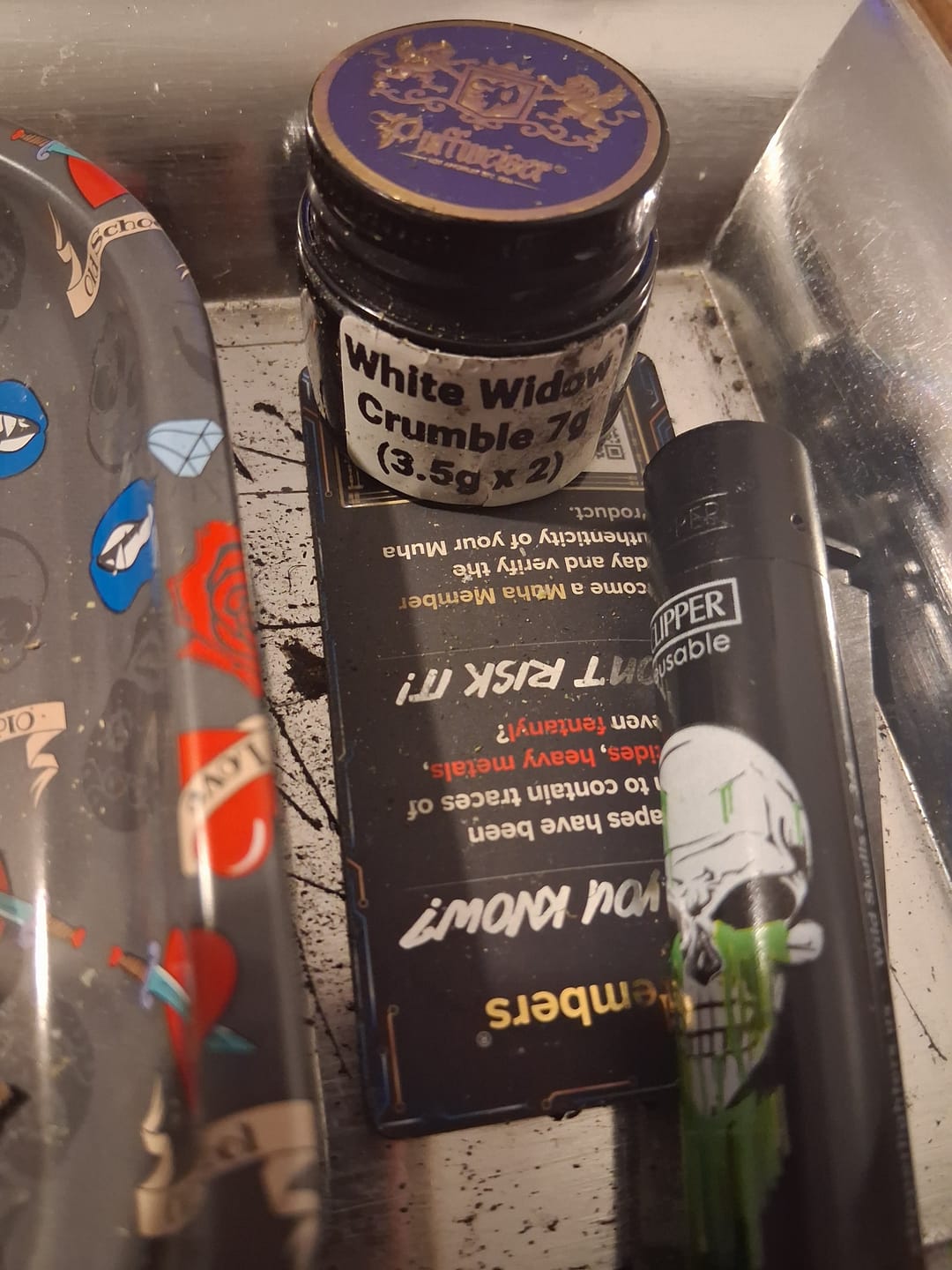 Customer photo review of Legendary Crumble White Widow 3.5G (BOGO)