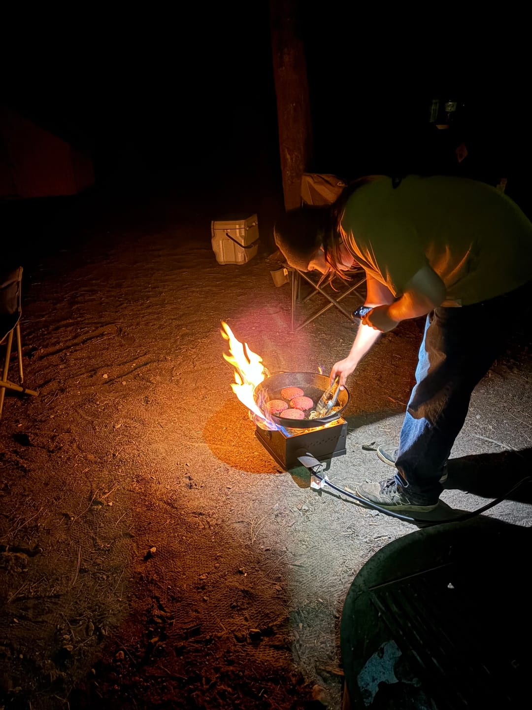 Customer photo review of Dragon's Breath Smokeless Propane Fire Pit (12")
