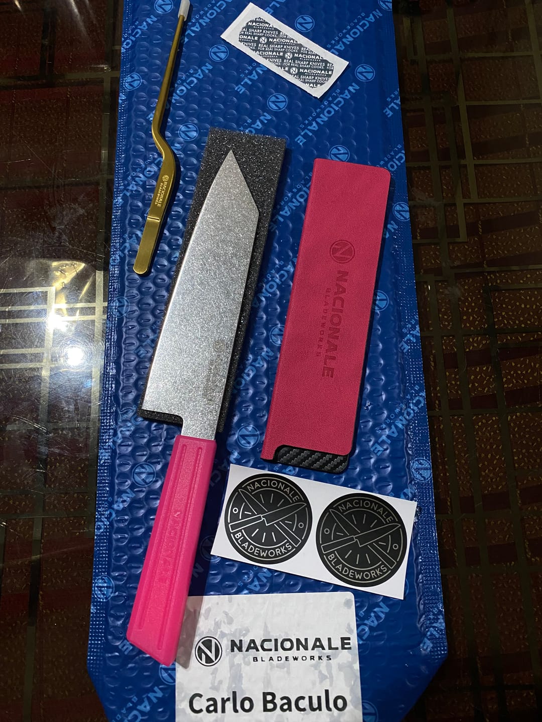 Customer photo review of Nacionale 210mm Precision Offset Tweezers