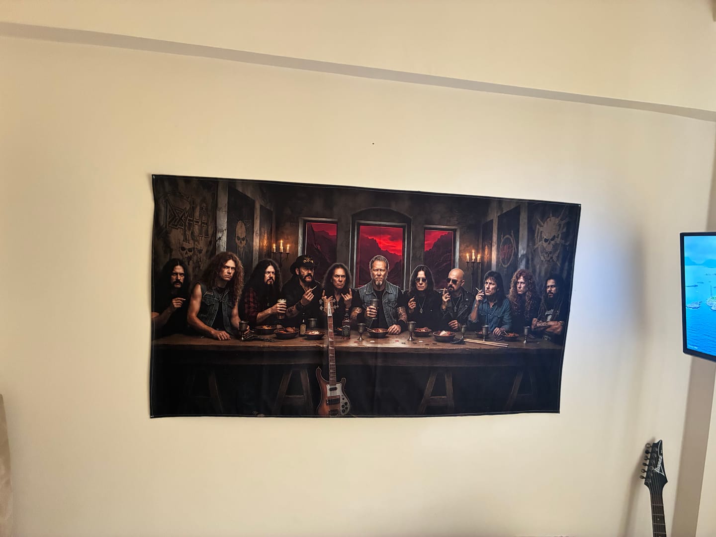 Customer photo review of Kişiye Özel Duvar Örtüsü