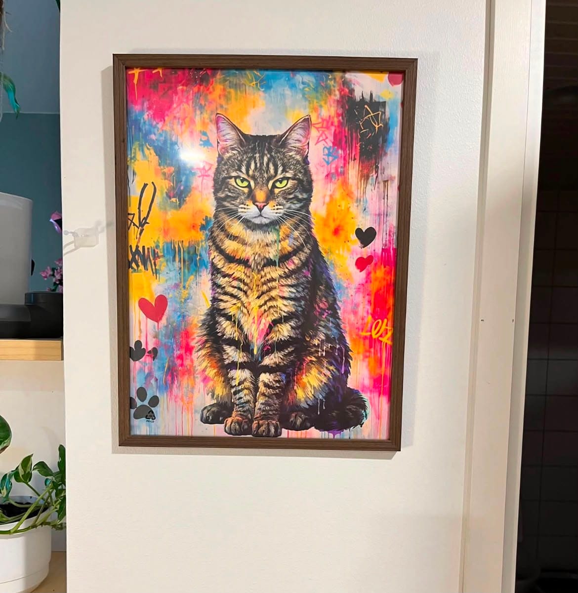 Customer photo review of Personalised Poster - Graffiti