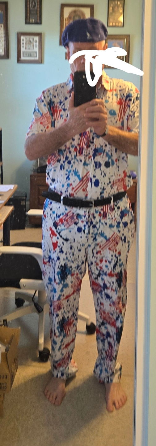 Men's Golf Set Polo+Pants graffiti golf outfit inspiration from Golf Gentry