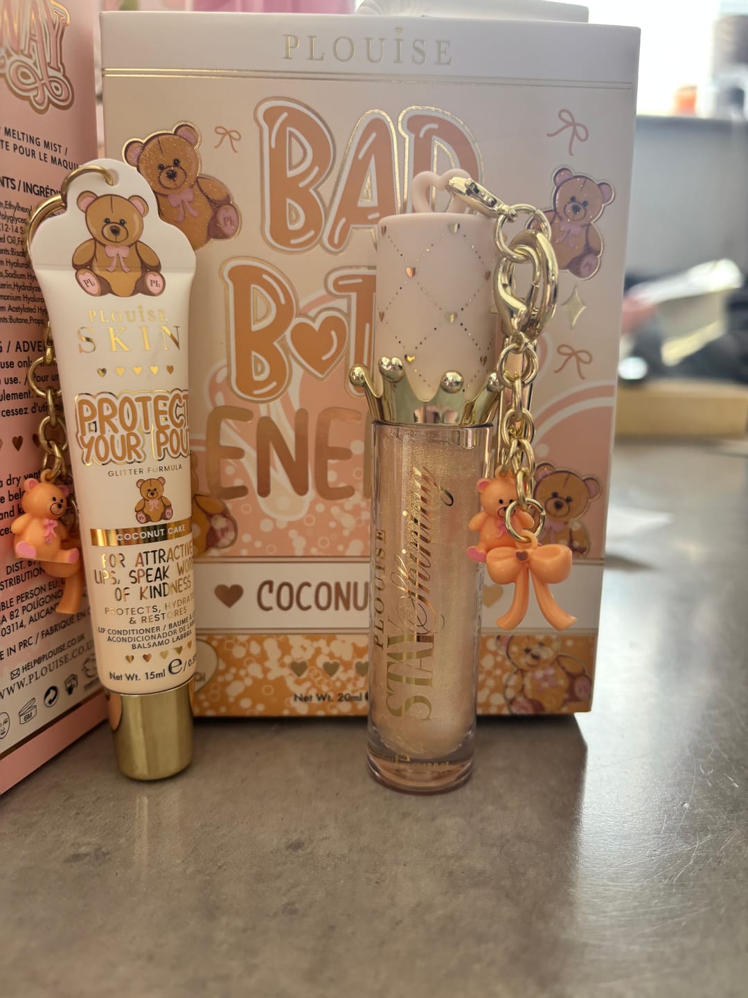 Customer photo review of Teddy Glitter Bad Bitch Energy Lip Duo