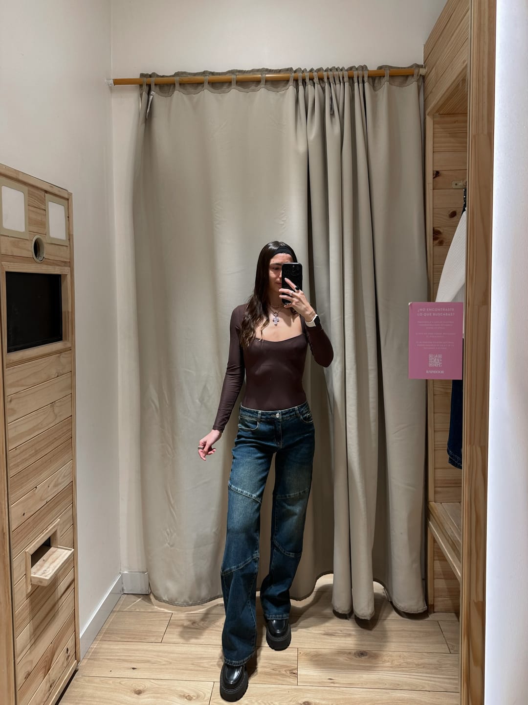 Customer photo review of Pantalón Costuras Dark Blue