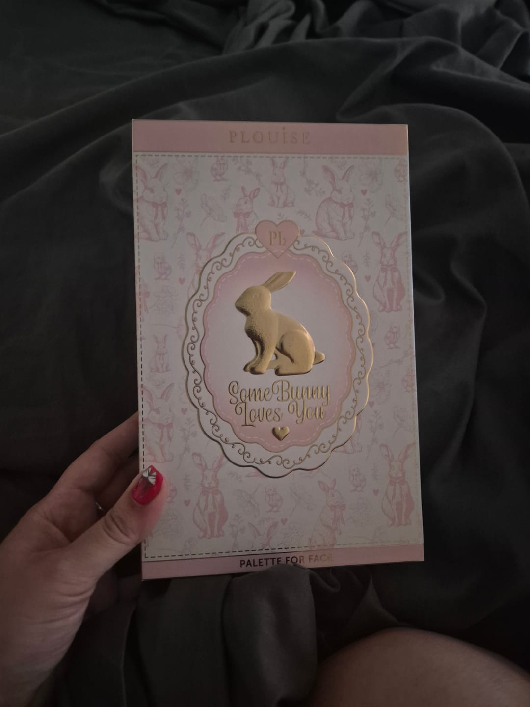 Customer photo review of Somebunny Loves You Makeup Set