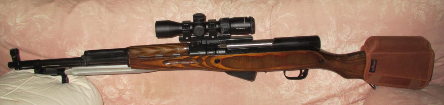 Customer photo review of SKS No Drill Scout Scope Mount for Long Eye Relief rifle scope GEN 2