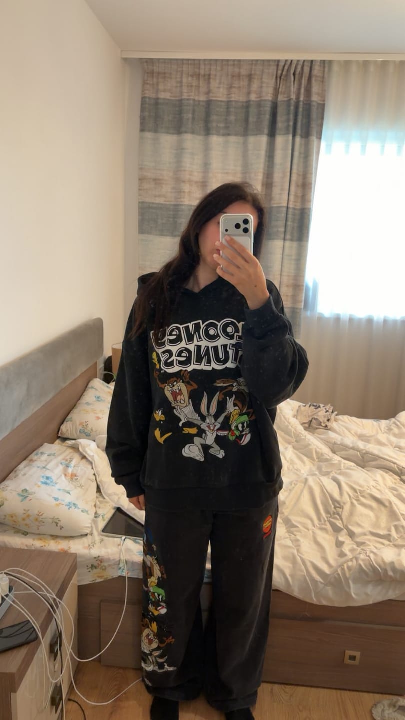 Customer photo review of 5114 - Looney Tunes Embroidered Hoodies
