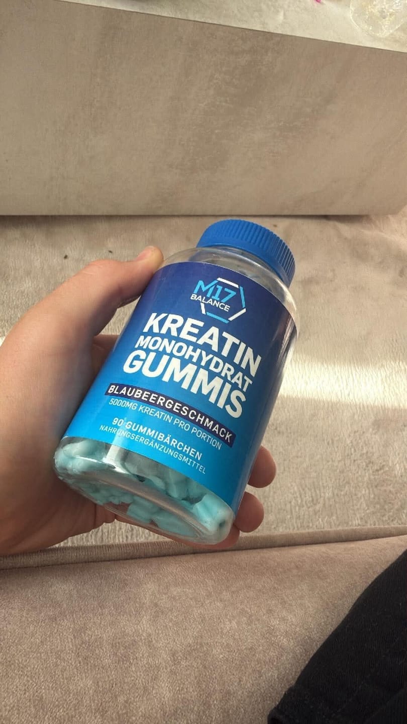Customer photo review of Creatine Gummies – Blueberry